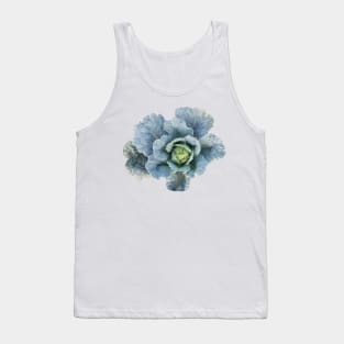 Cabbage Green Leaves Tank Top